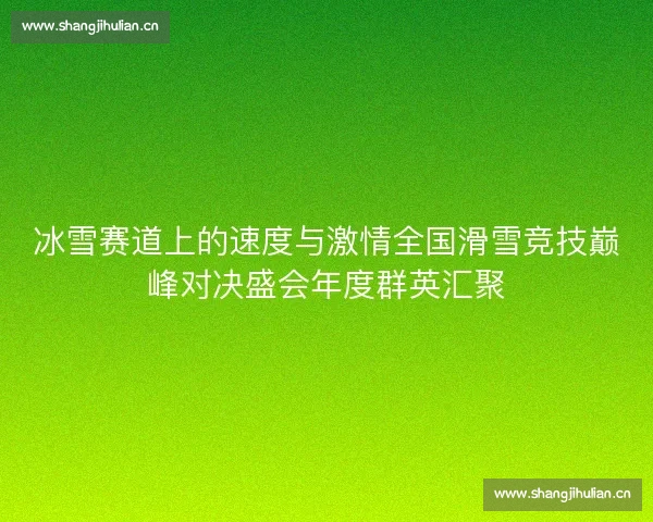 冰雪赛道上的速度与激情全国滑雪竞技巅峰对决盛会年度群英汇聚
